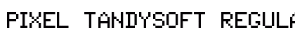 Pixel Tandysoft Regular preview