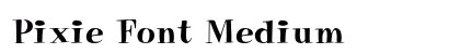 Pixie Font Medium preview