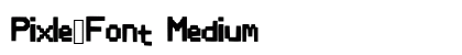 Pixle_Font Medium preview