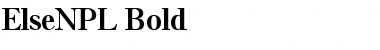 ElseNPL Font