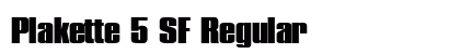 Plakette 5 SF Regular preview
