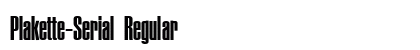 Plakette-Serial Regular preview