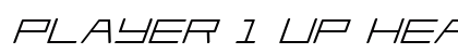 Player 1 Up Heavy Italic Heavy preview