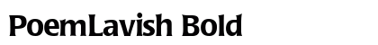 PoemLavish Bold preview
