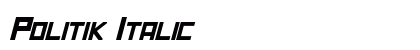 Politik Italic Preview
