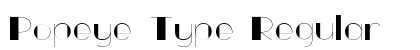 Popeye Type Regular preview