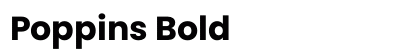 Poppins Bold preview