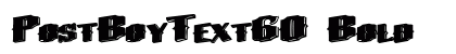 PostBoyText60 Bold preview