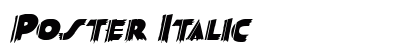 Poster Italic preview