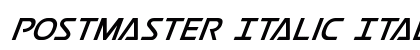 Postmaster Italic Italic preview