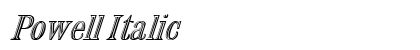 Powell Italic preview