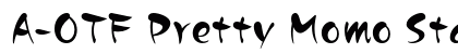 A-OTF Pretty Momo Std Bold preview