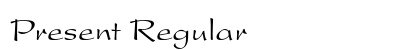 Present Regular Font