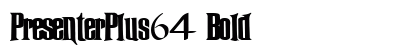 PresenterPlus64 Bold preview