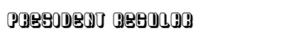 President Regular Font