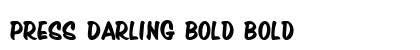 Press Darling Bold Bold preview