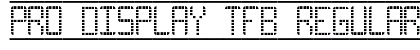 Pro Display tfb Regular preview