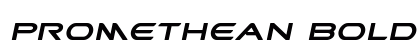 Promethean Bold Expanded Italic Bold Expanded Italic preview