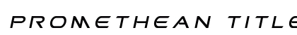 Promethean Title Italic Italic preview