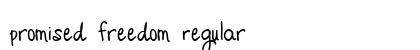 Promised Freedom Regular preview