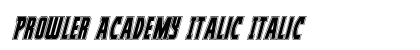 Prowler Academy Italic Italic preview