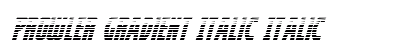 Prowler Gradient Italic Italic preview