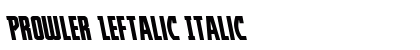 Prowler Leftalic Italic preview
