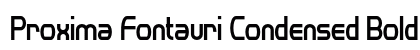 Proxima Fontauri Condensed Bold Preview