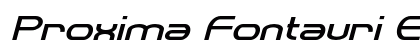 Proxima Fontauri Expanded Italic Preview