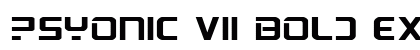 PsYonic VII Bold Expanded Bold Expanded preview
