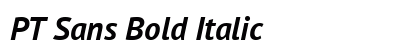 PT Sans Bold Italic Preview
