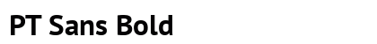 PT Sans Bold preview