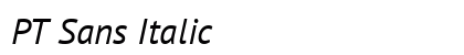 PT Sans Italic preview