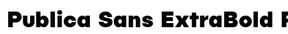 Publica Sans ExtraBold Regular preview