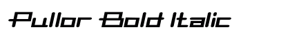 Pullor Bold Italic Preview