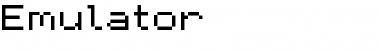 Emulator Font