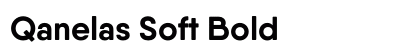 Qanelas Soft Bold preview