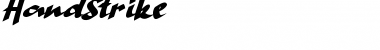 Download Hand Strike Font Download Hand Strike Font