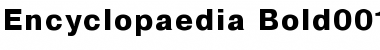 Enciclopaedia Bold Font