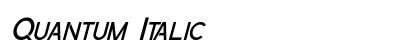 Quantum Italic Preview