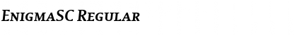 Download EnigmaSC Font