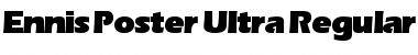 Ennis-Poster-Ultra Regular Font