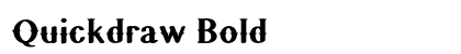Quickdraw Bold preview
