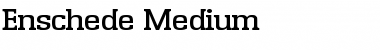 Enschede-Medium Regular Font