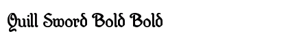 Quill Sword Bold Bold preview