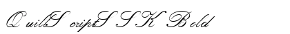 QuillScriptSSK Bold preview