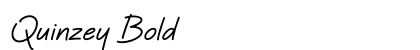 Quinzey Bold preview