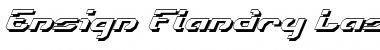 Ensign Flandry LasShad Italic Font
