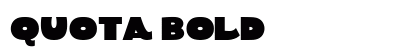 Quota Bold preview