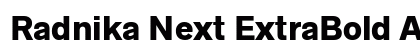 Radnika Next ExtraBold Alt Preview